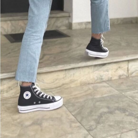 Black platform converse - Picture 9 of 15